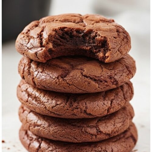 Air Fryer Chocolate Brownie Cookies recipe