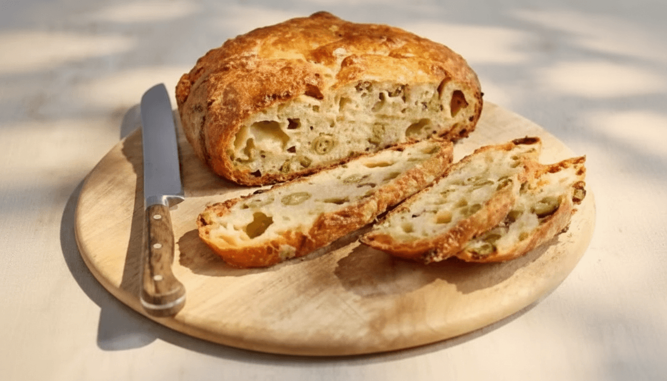 Martha Stewart Olive And Cheese Bread​ Recipe