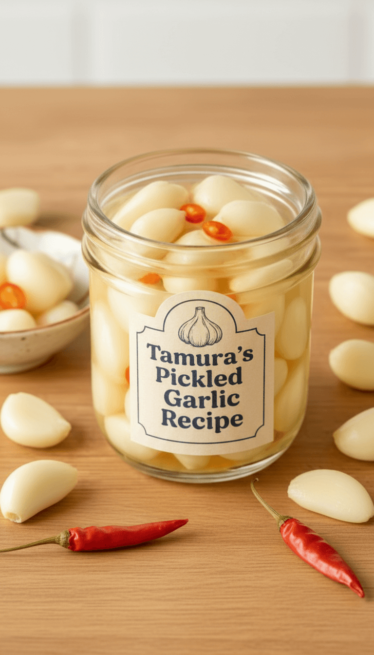 Tamura's Pickled Garlic