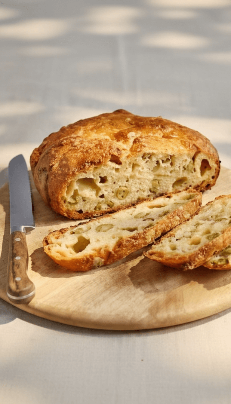 Martha Stewart Olive And Cheese Bread​ 