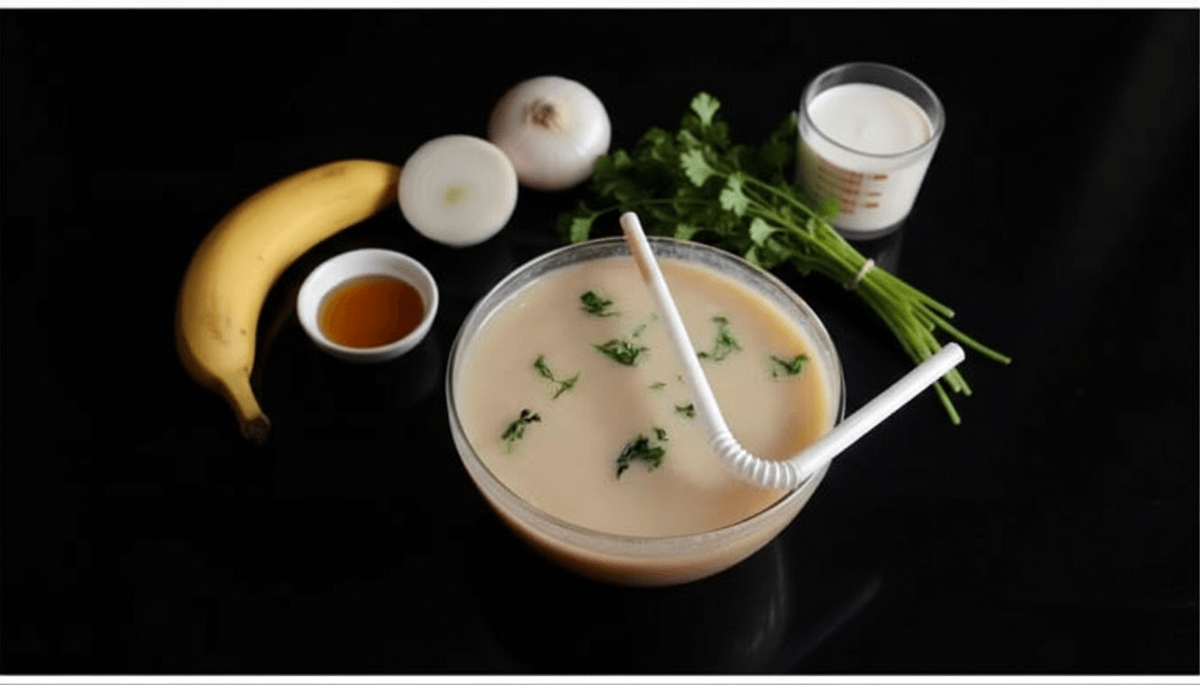 Onion And Banana Juice Recipe