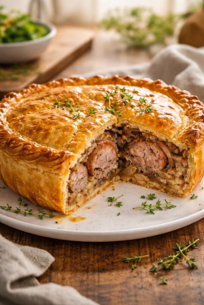 Hairy Bikers Cumberland Sausage Pie