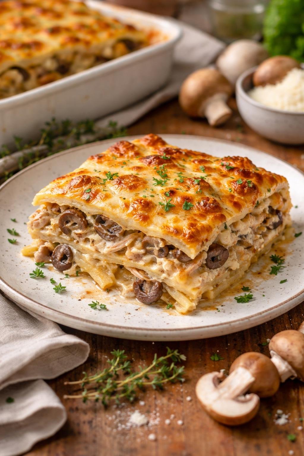 Mary Berry Chicken And Mushroom Lasagne