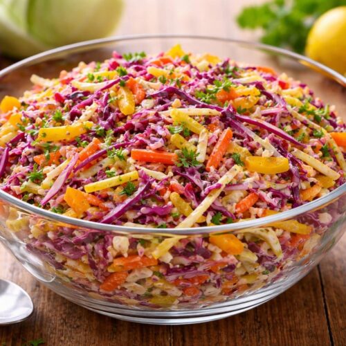 Mary Berry Rainbow Coleslaw Recipe
