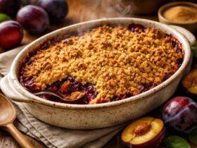 Hairy Bikers Plum Crumble Recipe