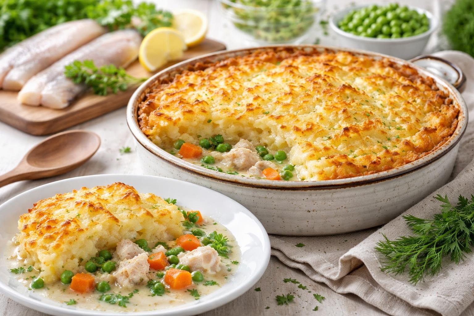 Hairy Bikers Healthy Fish Pie Recipe