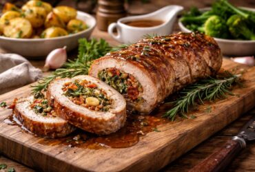 Hairy Bikers Stuffed Pork Tenderloin Recipe
