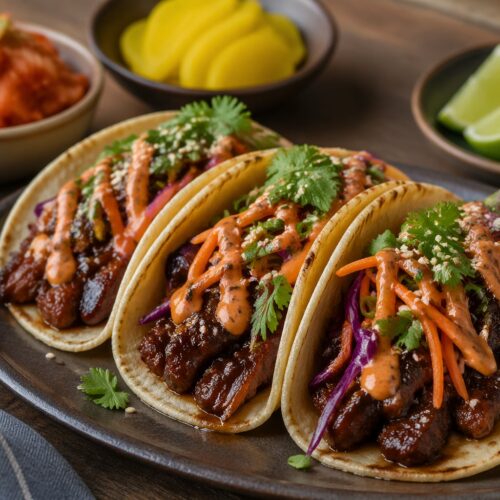 Savory Korean Beef Tacos Recipe