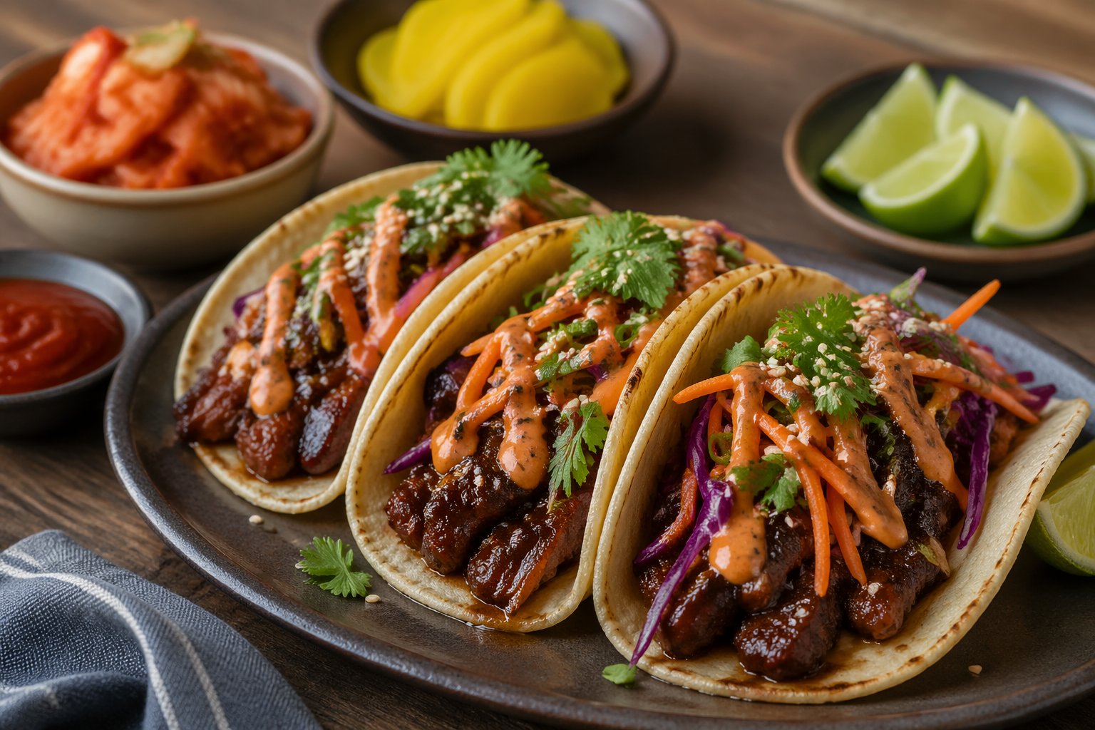 Savory Korean Beef Tacos Recipe