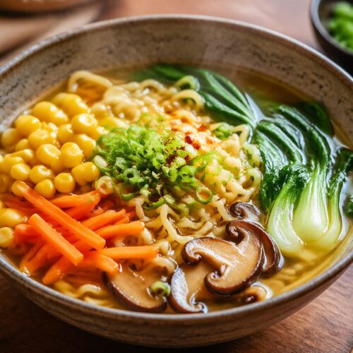 Ramen Noodle With Vegetables Recipe