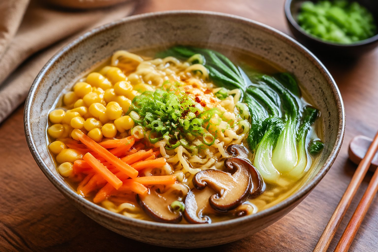 Ramen Noodle With Vegetables Recipe