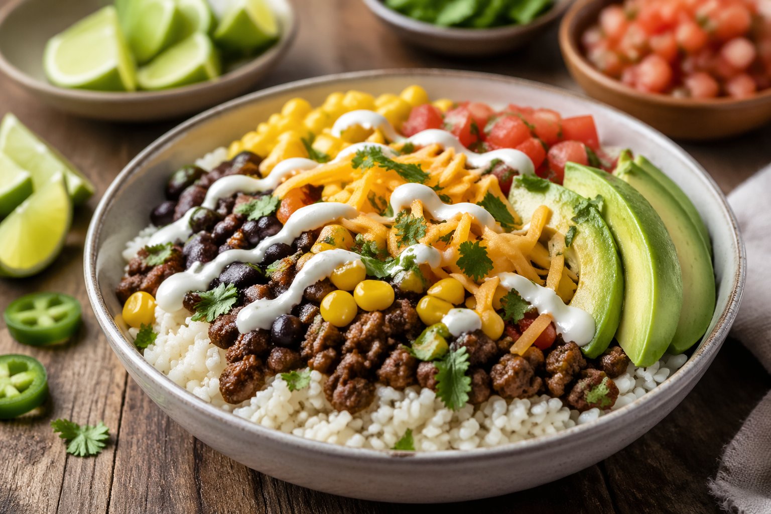 Easy Taco Rice Bowl Recipe