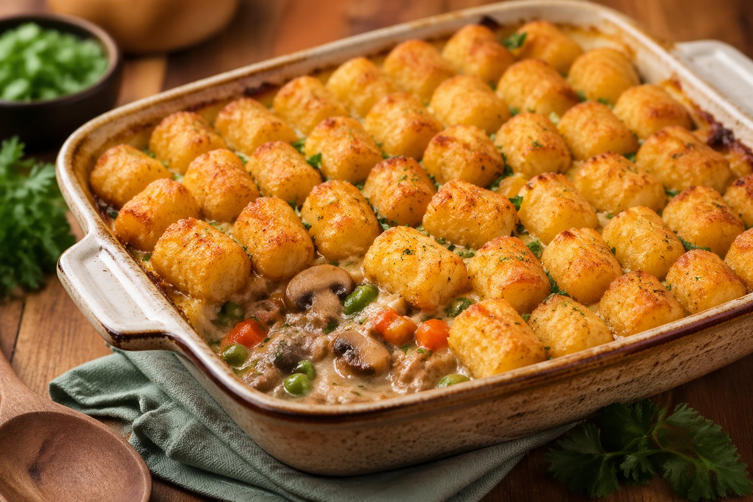 Dairy Free Tater Tot Casserole Recipe