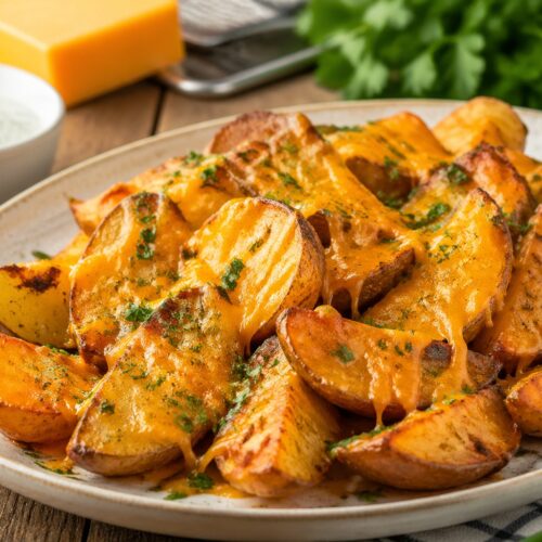 Cheesy Ranch Oven Roasted Potatoes Recipe