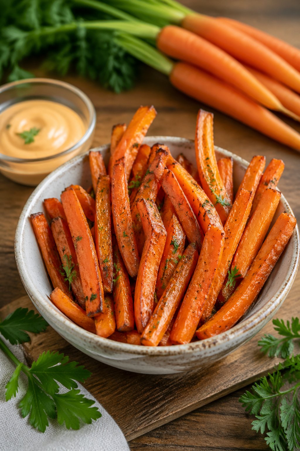 Crispy Air Fryer Carrot Fries Recipe