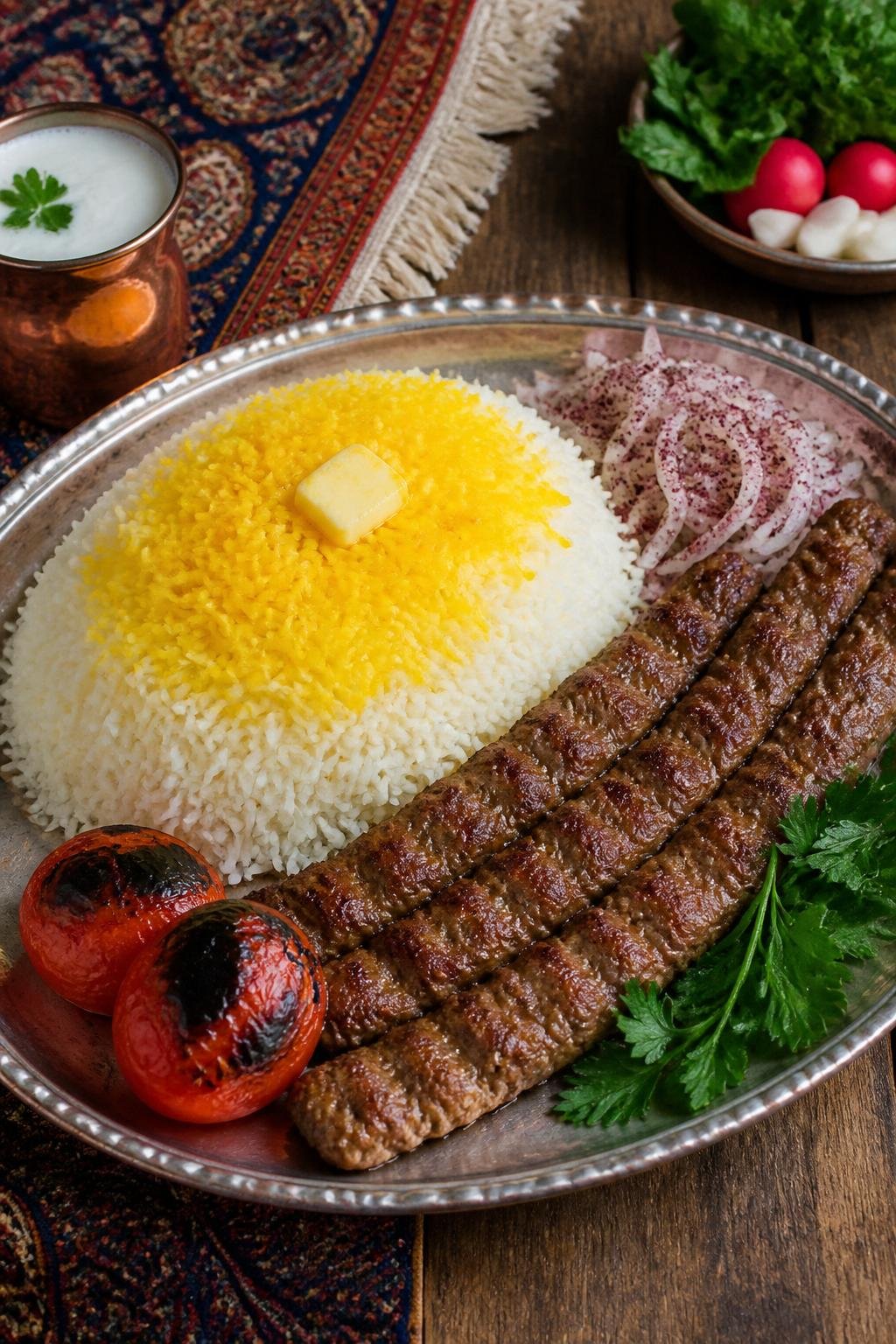 Iranian Chelo Kebab