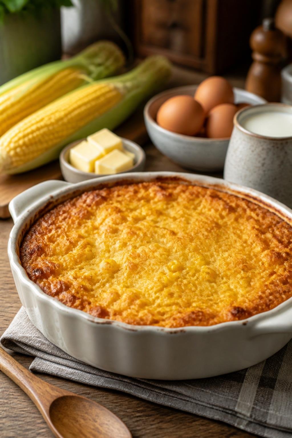Ruth’s Chris Corn Pudding