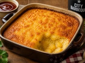 City Barbeque Corn Pudding Recipe