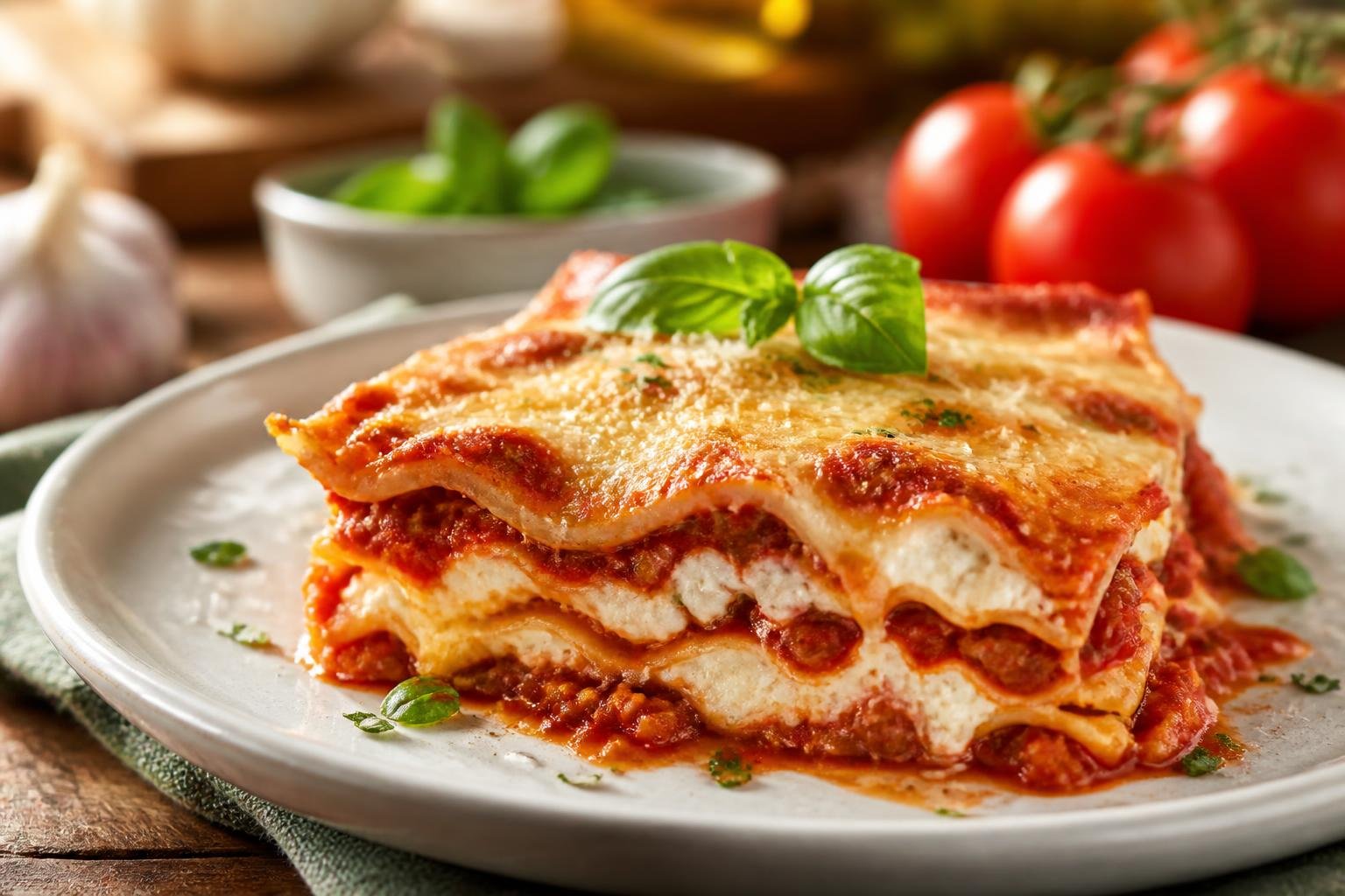 Lasagna with Ricotta Cheese Recipe