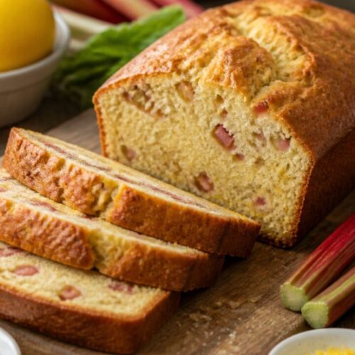 Classic Lemon Rhubarb Bread Recipe