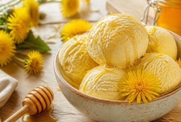 Dandelion Honey Ice Cream Recipe