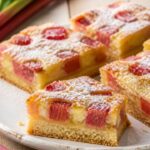 Homemade Lemon Rhubarb Bars Recipe