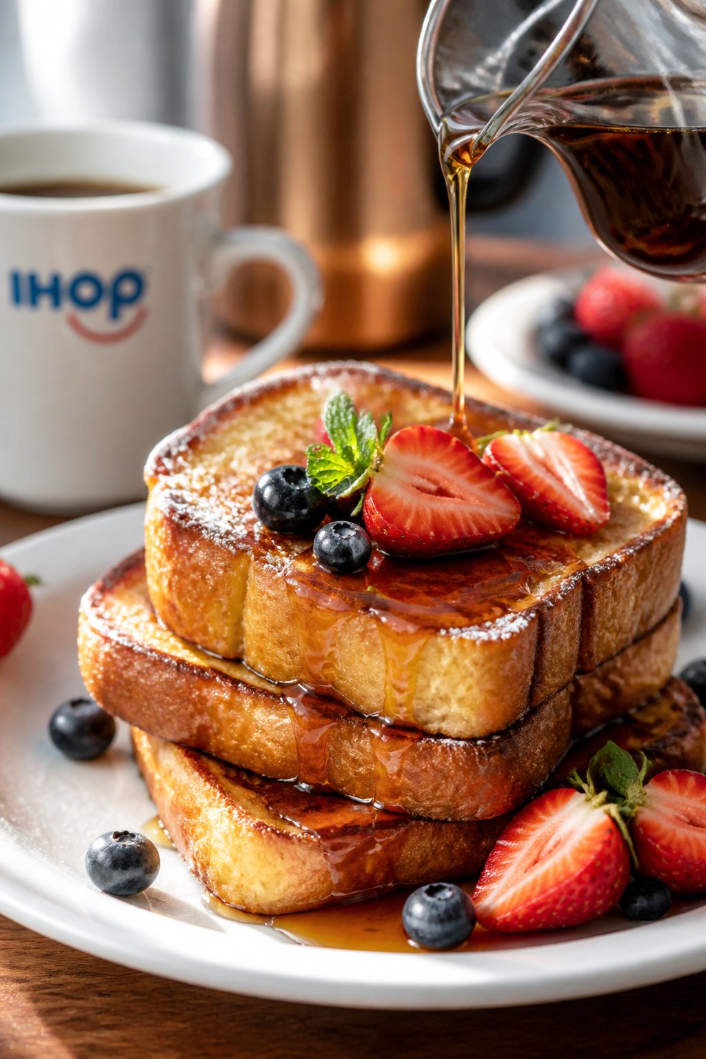 IHOP French Toast Recipe close-up, ready to serve