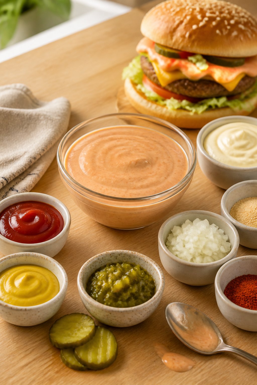 Jack In The Box Secret Sauce Recipe close-up, ready to serve