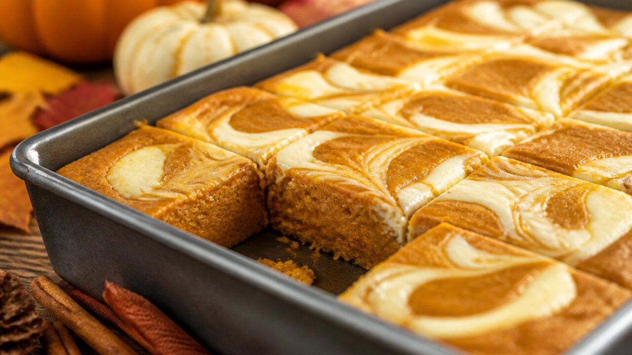 Paula Deen Pumpkin Cream Cheese Bars Recipe
