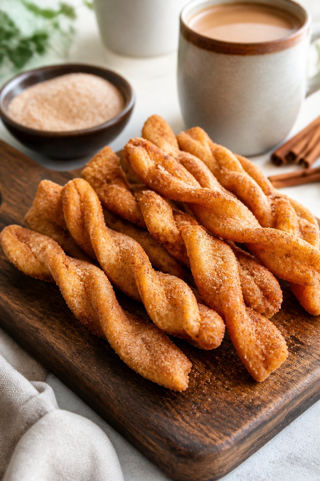 Taco Bell Cinnamon Twists Recipe close-up, ready to serve