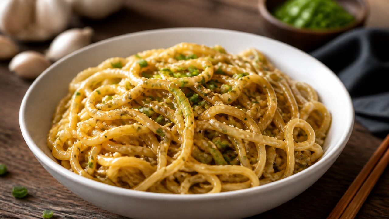 Yard House Garlic Noodles Recipe