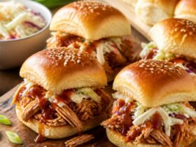 BBQ Chicken Sliders Hawaiian Rolls Recipe