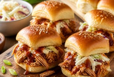 BBQ Chicken Sliders Hawaiian Rolls Recipe