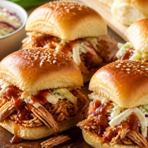 BBQ Chicken Sliders Hawaiian Rolls Recipe