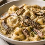Beef Stroganoff With Creamy Tortellini Recipe