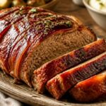 Bourbon BBQ Bacon Wrapped Meatloaf Recipe