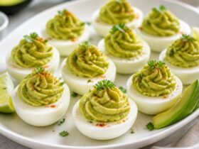 Creamy Avocado Deviled Eggs Recipe