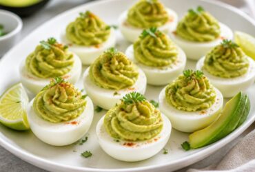 Creamy Avocado Deviled Eggs Recipe