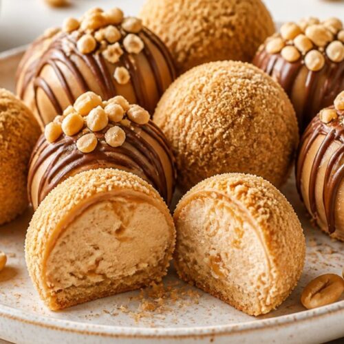 Creamy No Bake Peanut Butter Cheesecake Balls Recipe