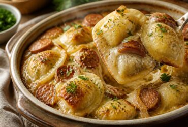 Crockpot Pierogi Casserole Recipe
