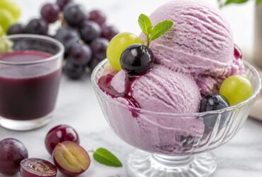 Grape Juice Ice Cream Recipe