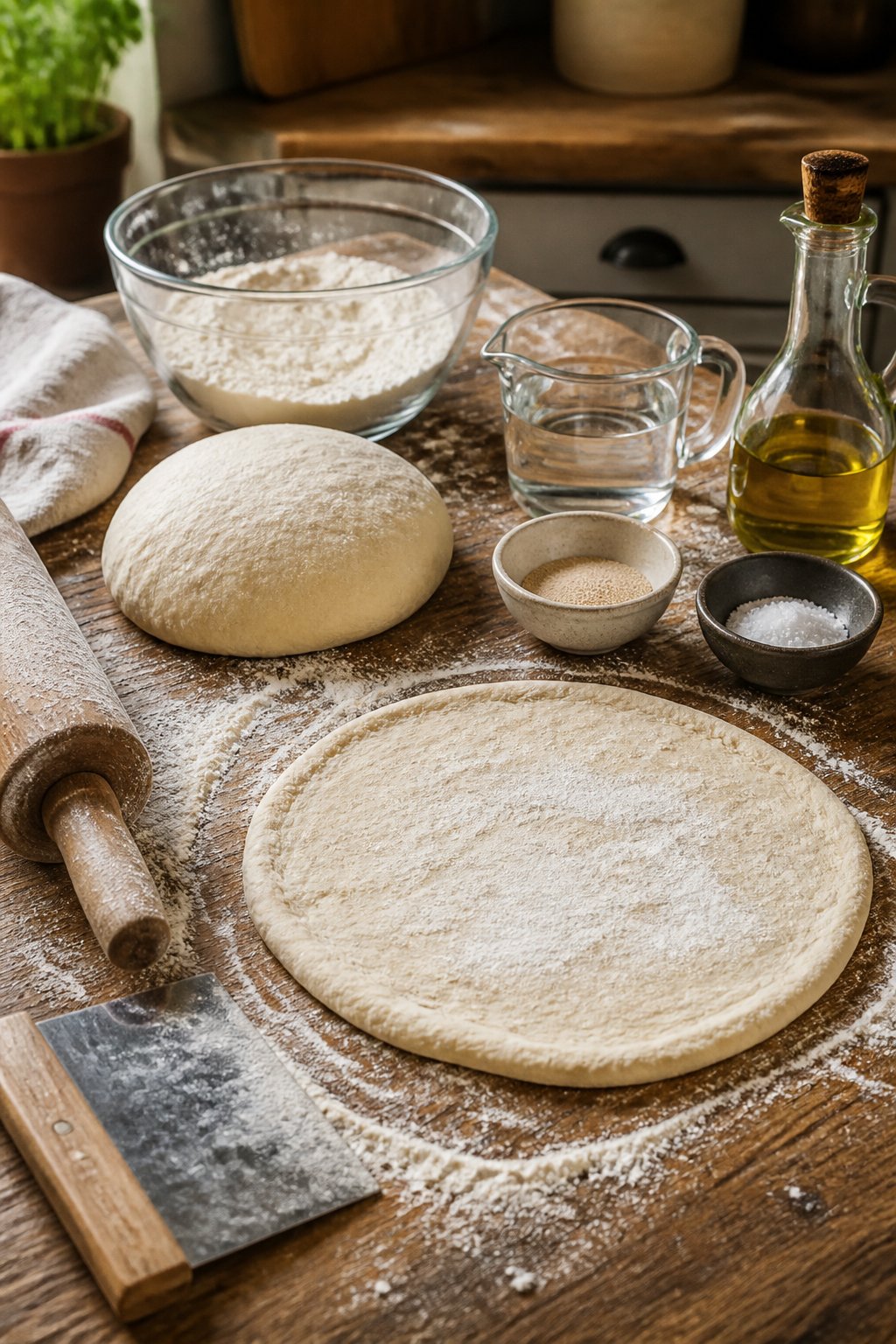 Jamie Oliver Pizza Crust Recipe close-up, ready to serve