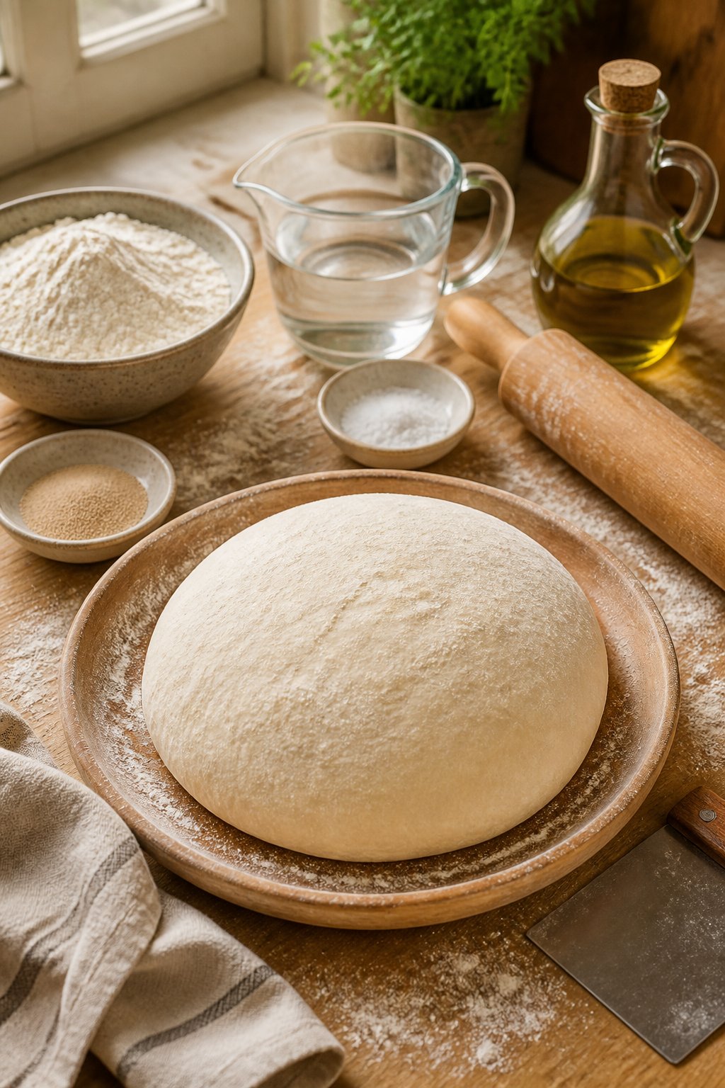 Jamie Oliver Pizza Dough Recipe close-up, ready to serve
