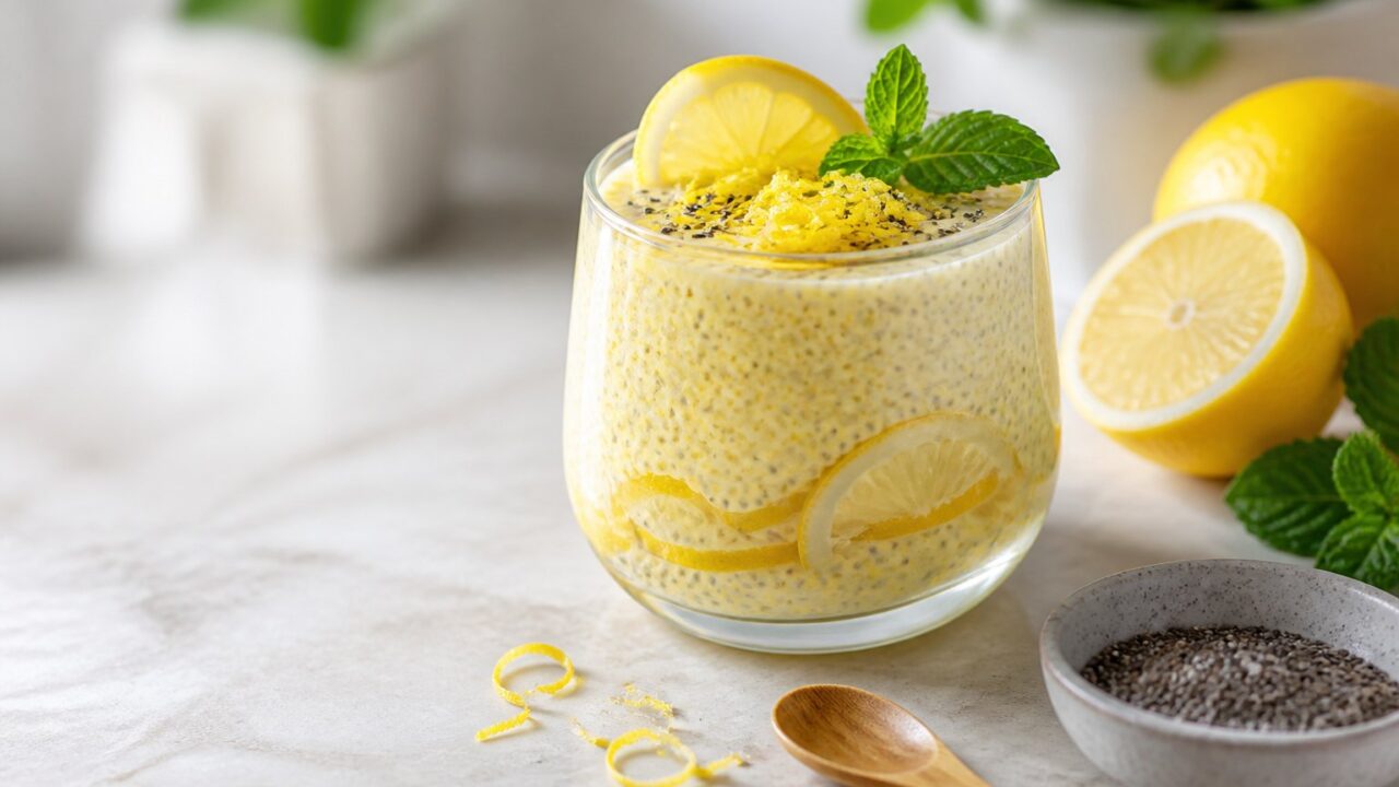 Lemon Chia Seed Pudding Recipe