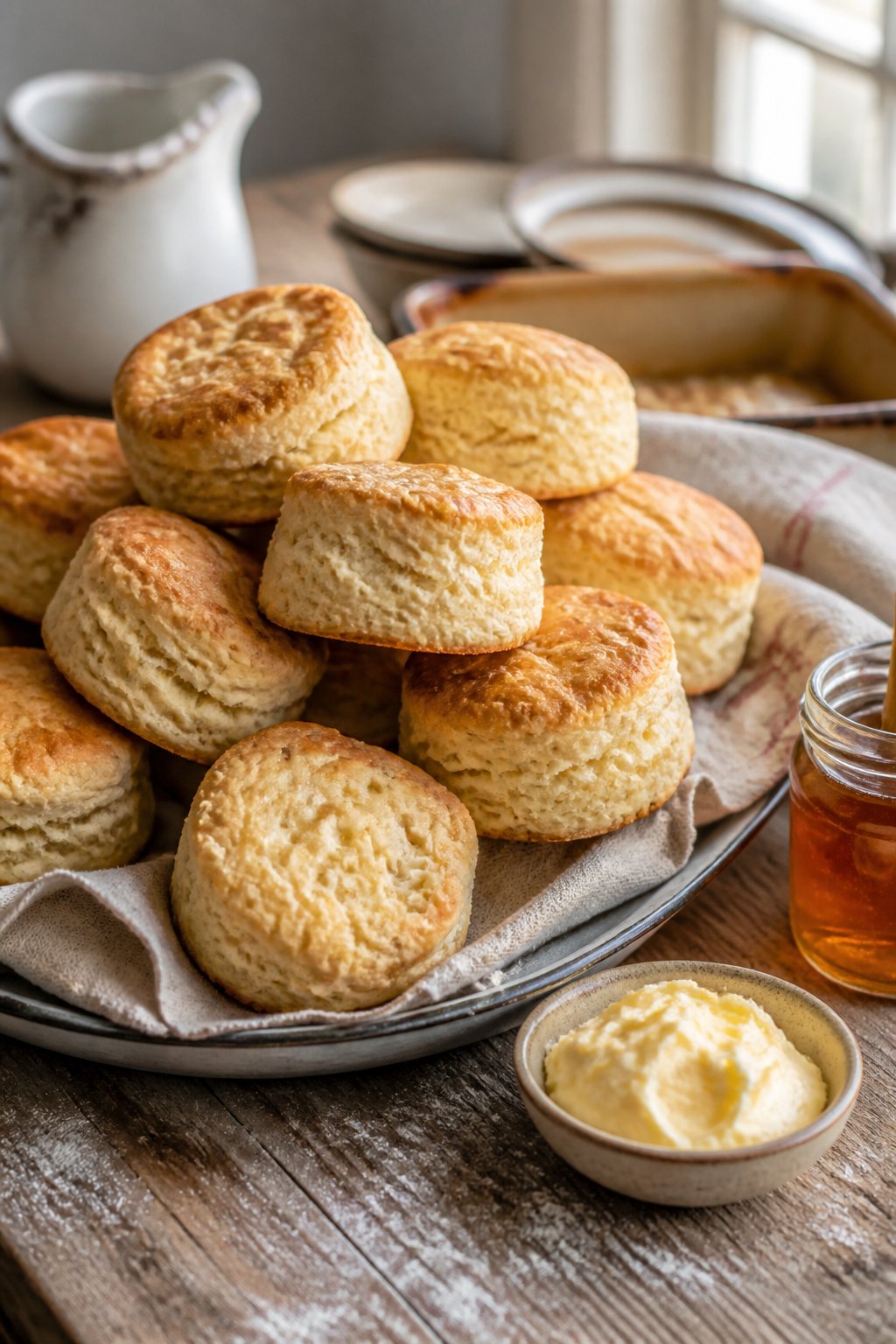 Loveless Cafe Biscuit Recipe close-up, ready to serve