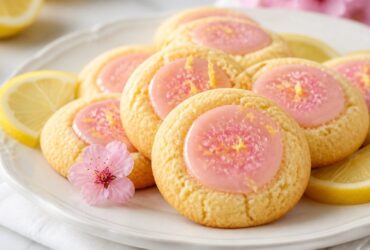Pink Lemonade Thumbprint Cookies Recipe