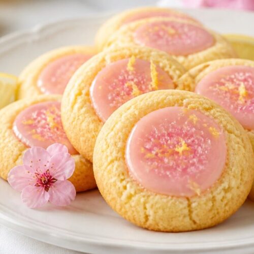 Pink Lemonade Thumbprint Cookies Recipe
