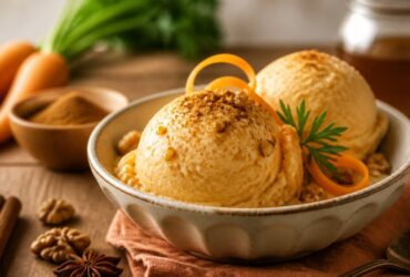 Spiced Carrot Ice Cream Recipe