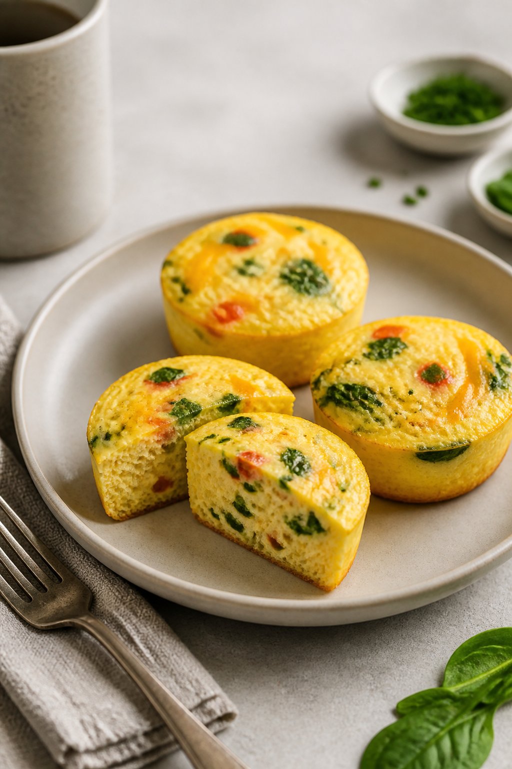 Starbucks Egg Bites Recipe close-up, ready to serve