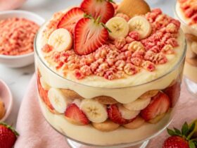 Strawberry Crunch Banana Pudding Recipe
